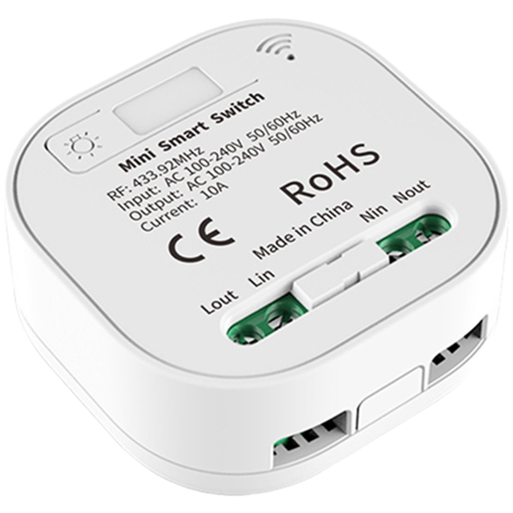 Smart Home Box - 1PC zelfaangedreven RF433 draadloze afstandsbedieningsschakelaar zonder