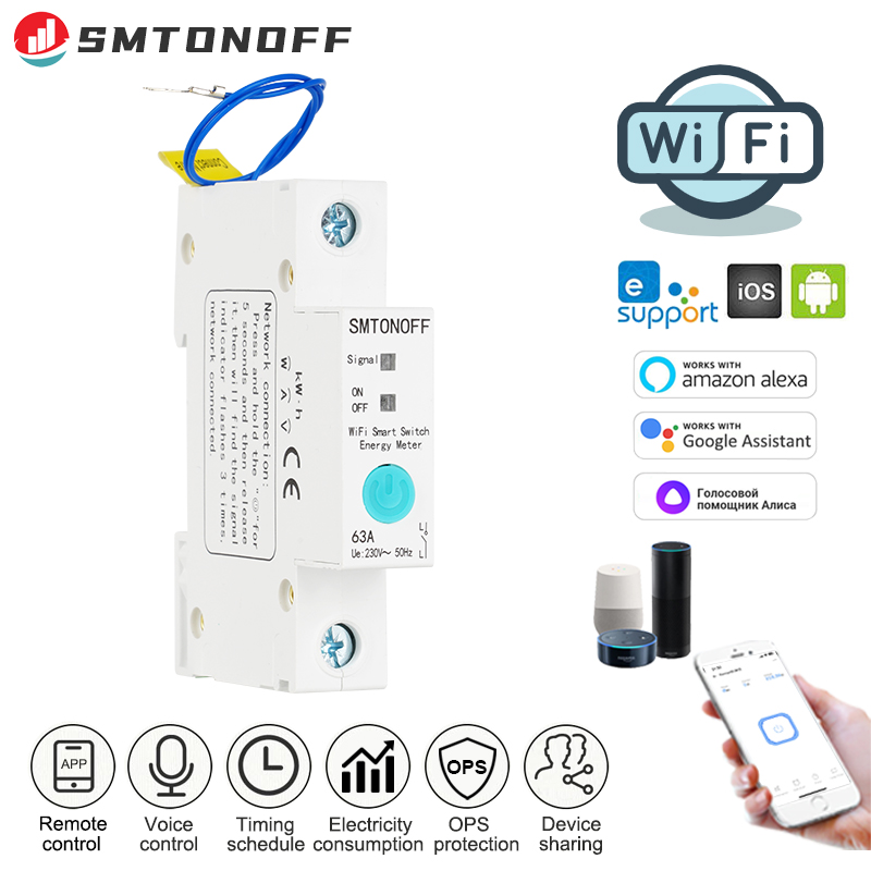 Smart Home Energy Monitor - Ewelink WiFi Slimme Schakelaar Energiebewaking Automatische
