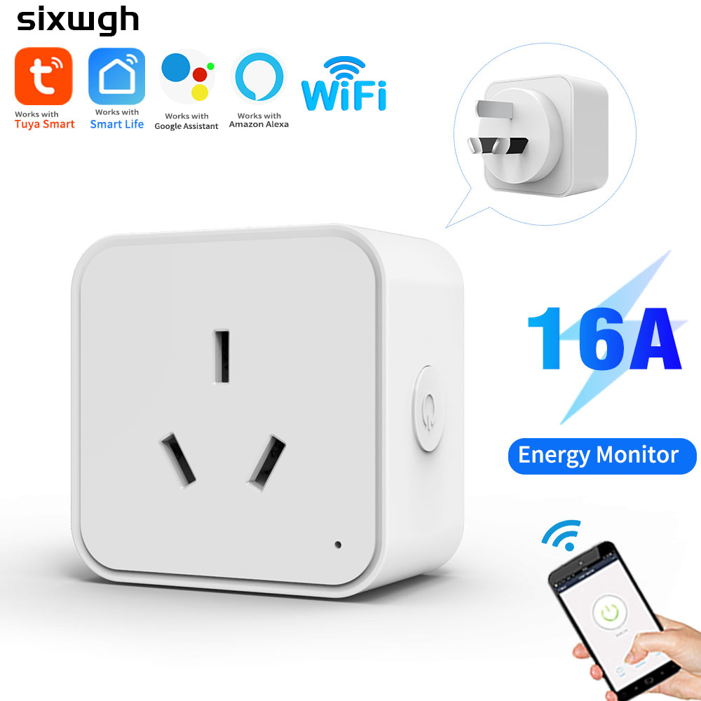 Smart Home Energy Monitor - WiFi Tuya AU Standaard Slimme Stekker