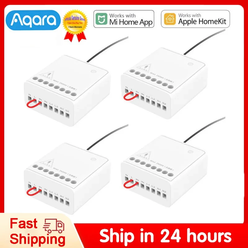 Smart Home Apple - Originele Aqara Tweeweg Besturingsmodule Draadloze Relais