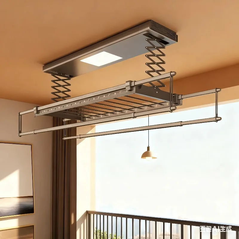 Smart Home Laundry - Nieuwe elektrische wasdroger, slimme plafond-/wandmontage, elektrische