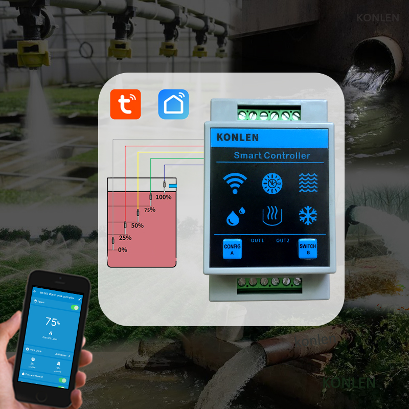 KONLEN Tuya Waterniveausensor  - Smart Home Energy Monitor recensie en prijs