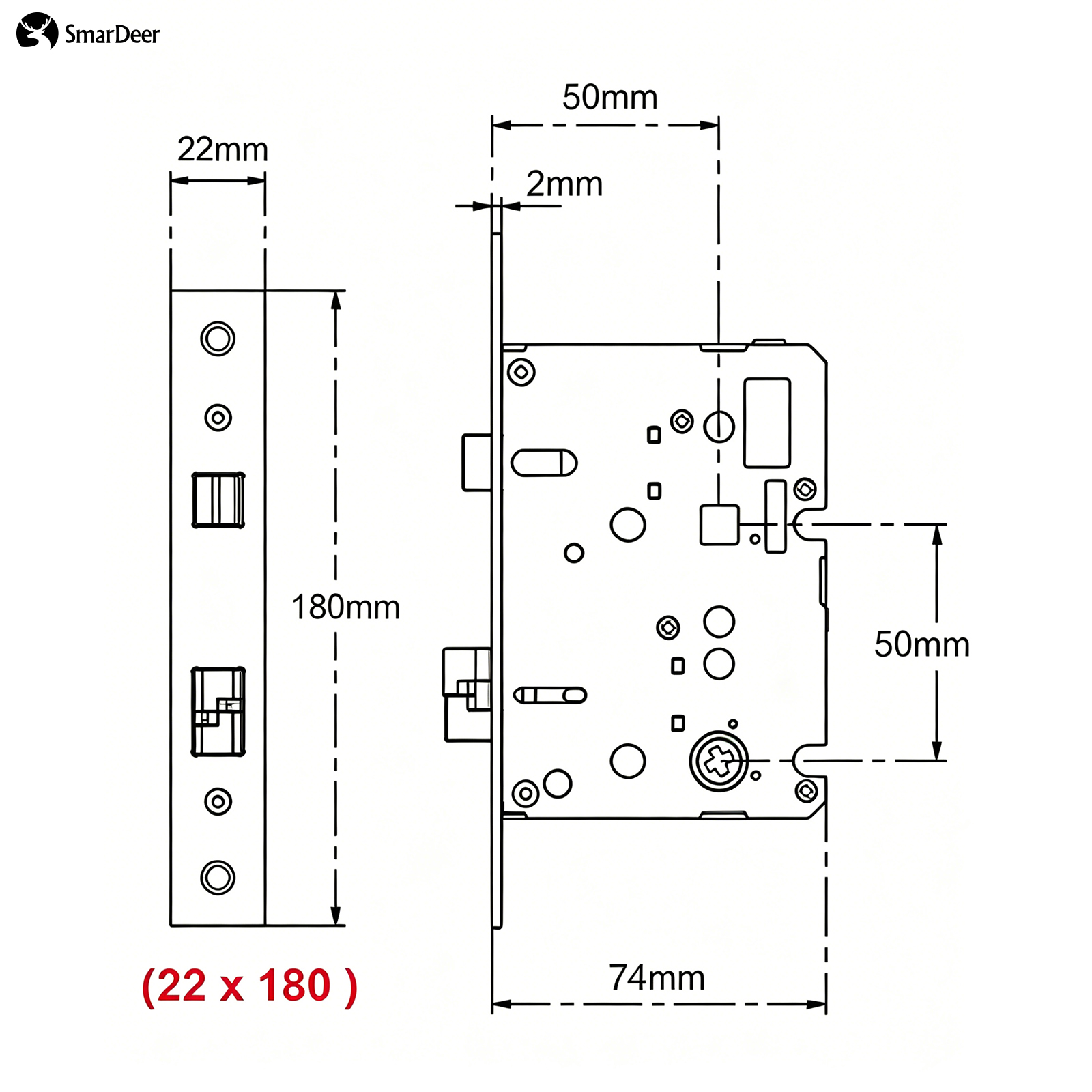Adaptief elektronisch slotlich - Smart Home Lock recensie en prijs