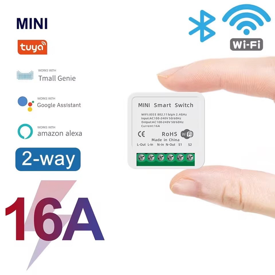 16A Tuya WiFi Smart Switch 2-w - Smart Home Energy Monitor recensie en prijs