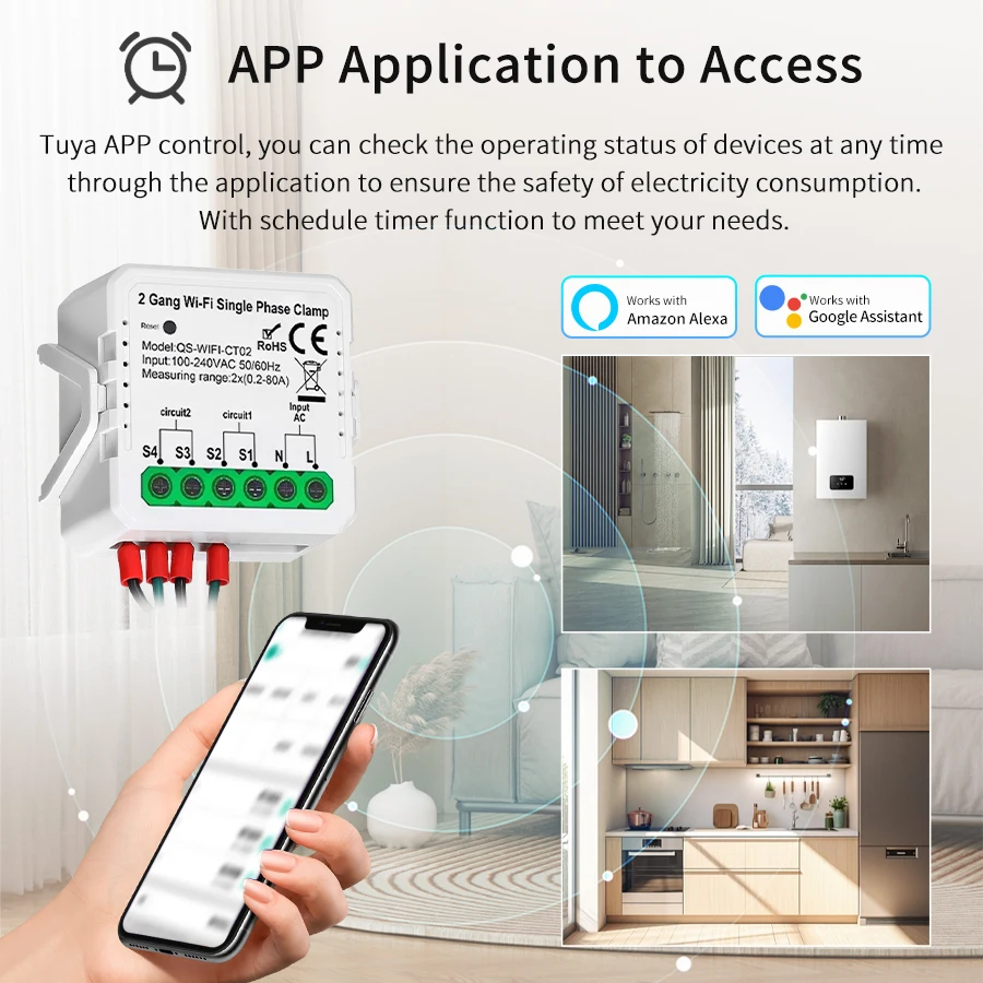 Tuya Smart WiFi Zonne-energie  - Smart Home Energy Monitor recensie en prijs