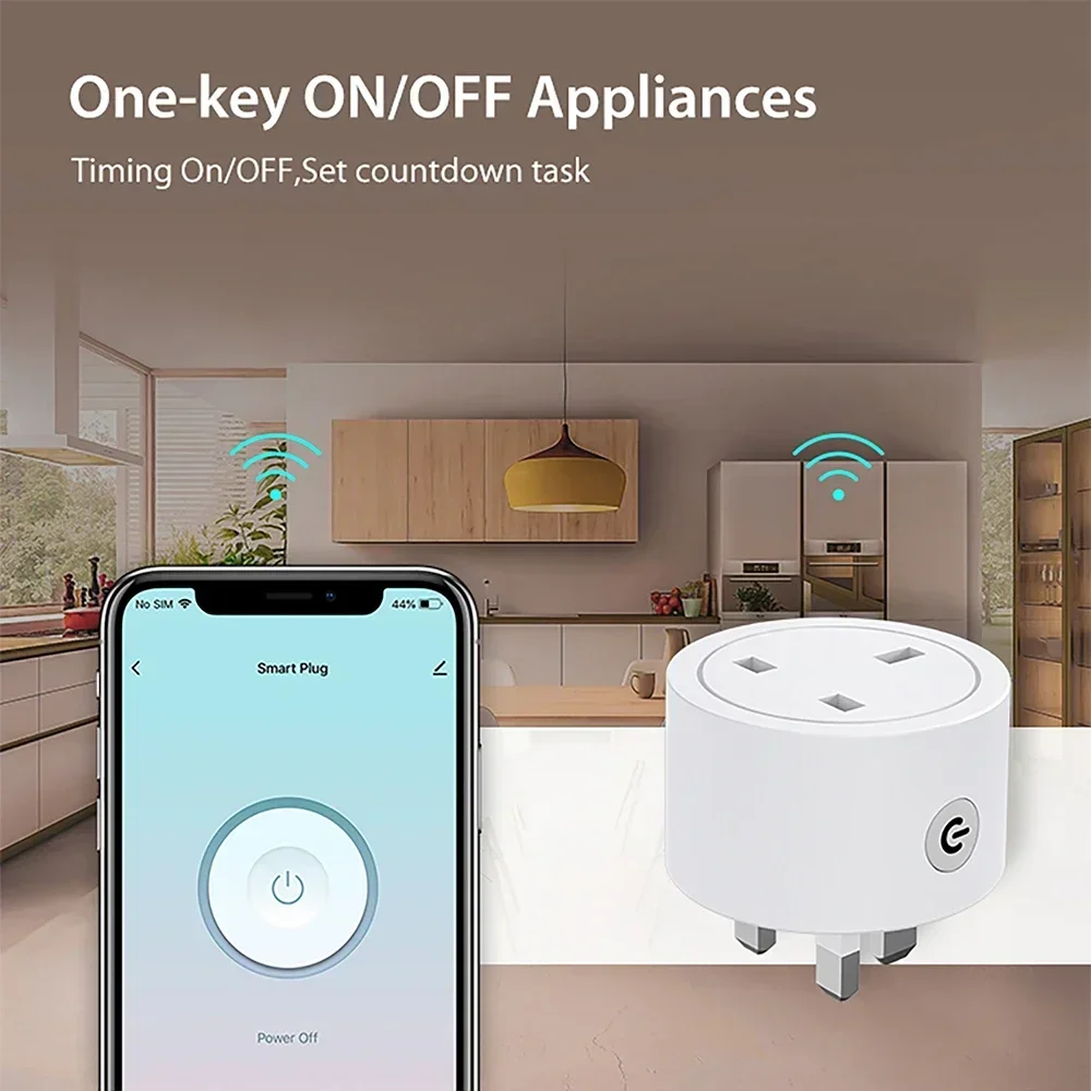 Zigbee Smart Plug 16A UK-stekk - Smart Home Energy Monitor recensie en prijs