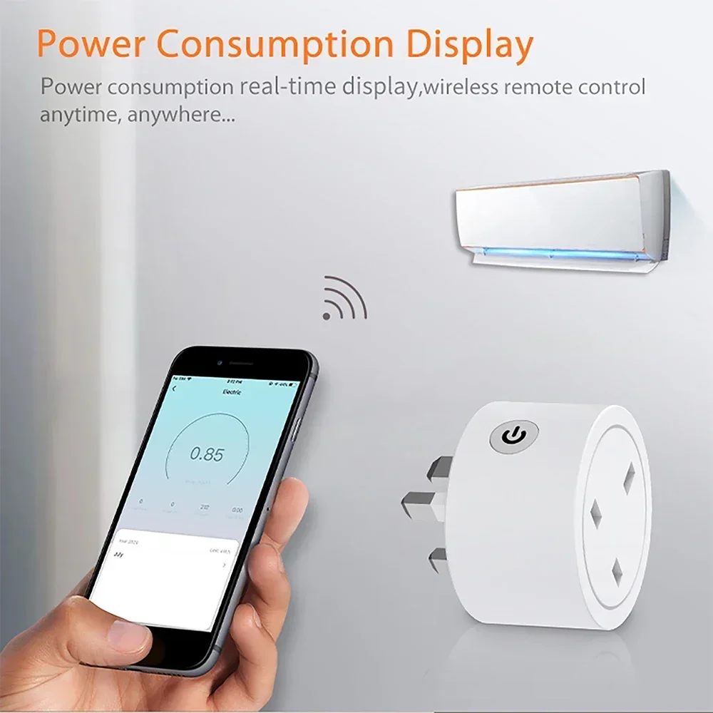 Zigbee Smart Plug 16A UK-stekk - Smart Home Energy Monitor recensie en prijs