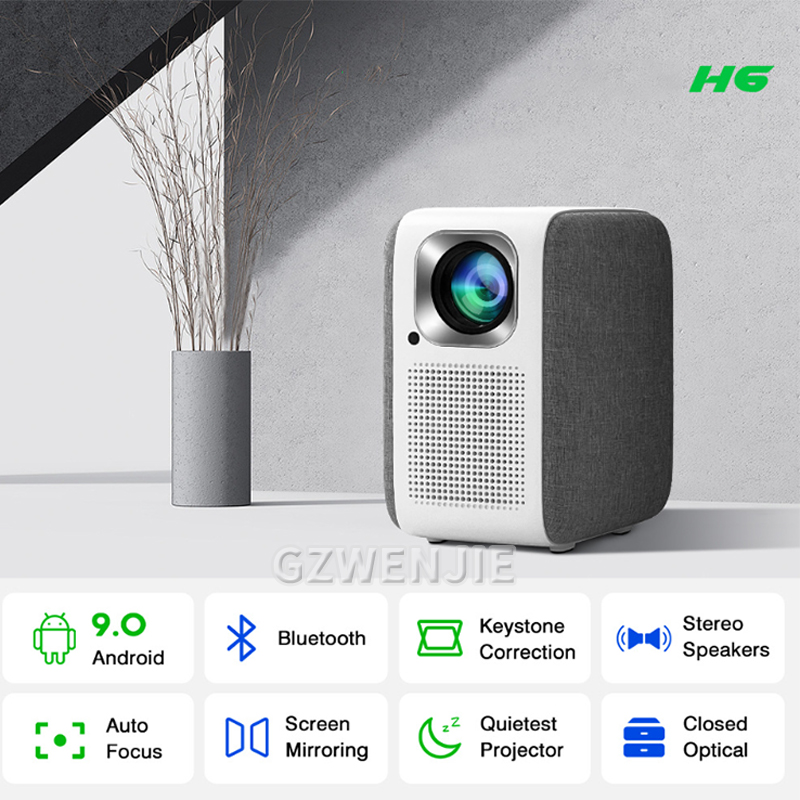H6 Mini-projector LED 1080P Fu - Smart Home Tv recensie en prijs