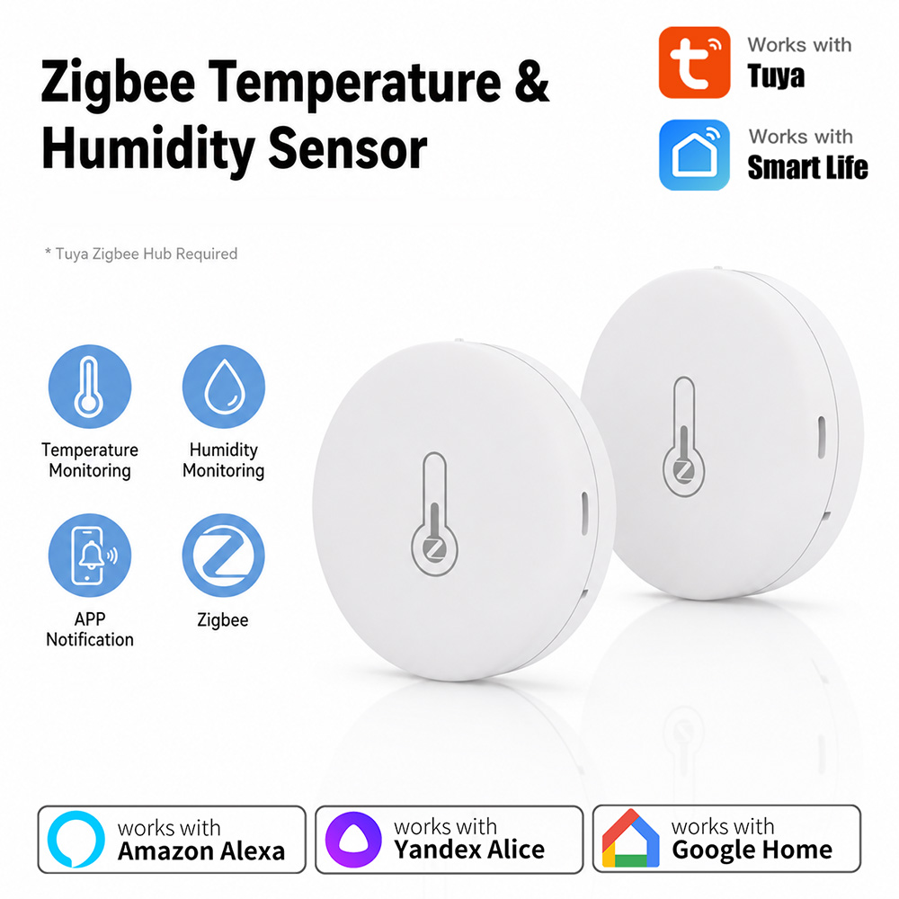 Tuya Zigbee temperatuur- en vo - Smart Home Energy Monitor recensie en prijs