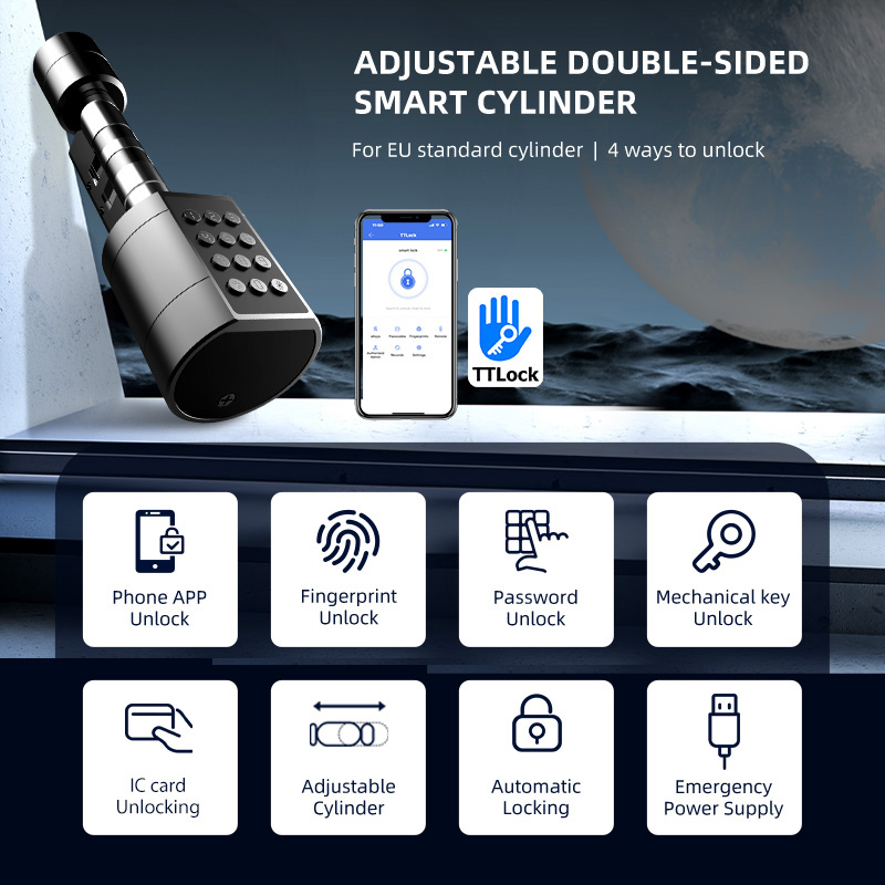 Smart Euro Cilindrisch Deurslo - Smart Home Lock recensie en prijs