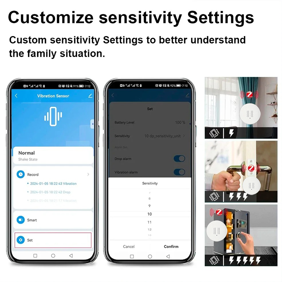 Tuya Zigbee slimme trillingsse - Smart Home Notifications recensie en prijs