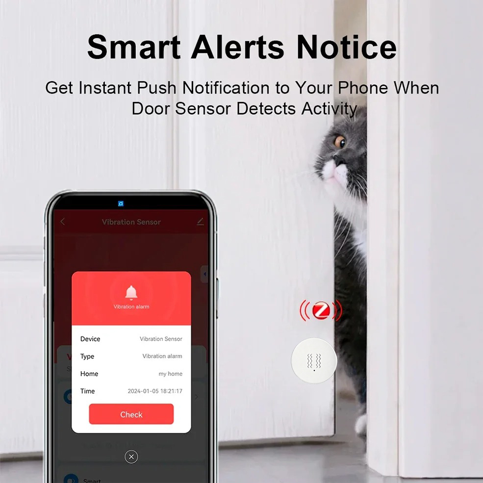 Tuya Zigbee slimme trillingsse - Smart Home Notifications recensie en prijs