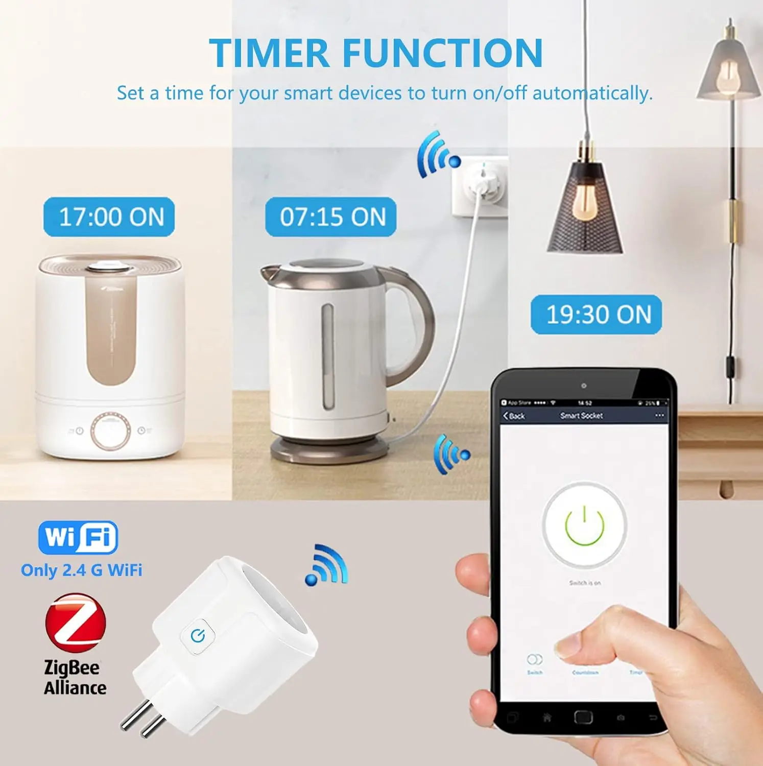 ZigBee EU-stekker 16A/20A Smar - Smart Home Energy Monitor recensie en prijs