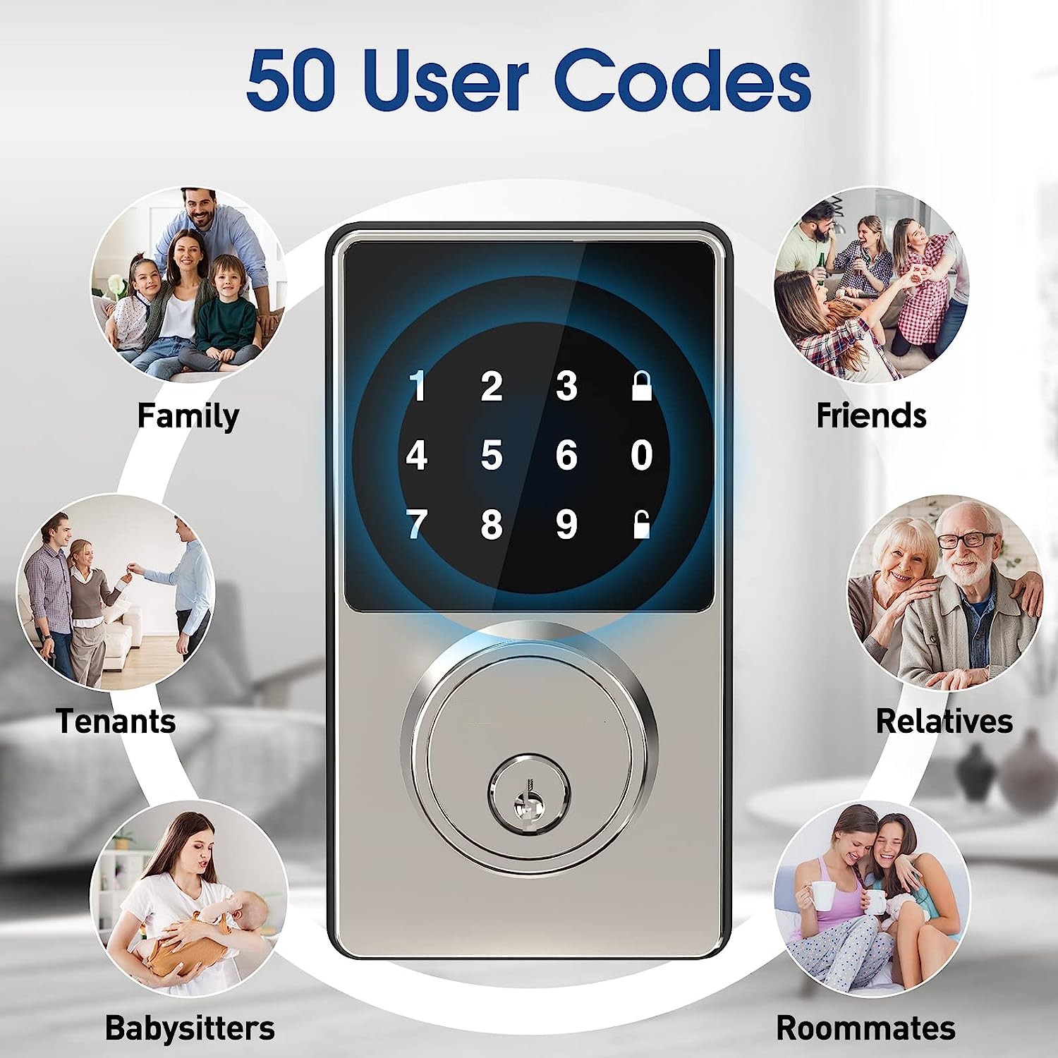 Slim slot met wachtwoord, sleu - Smart Home Lock recensie en prijs